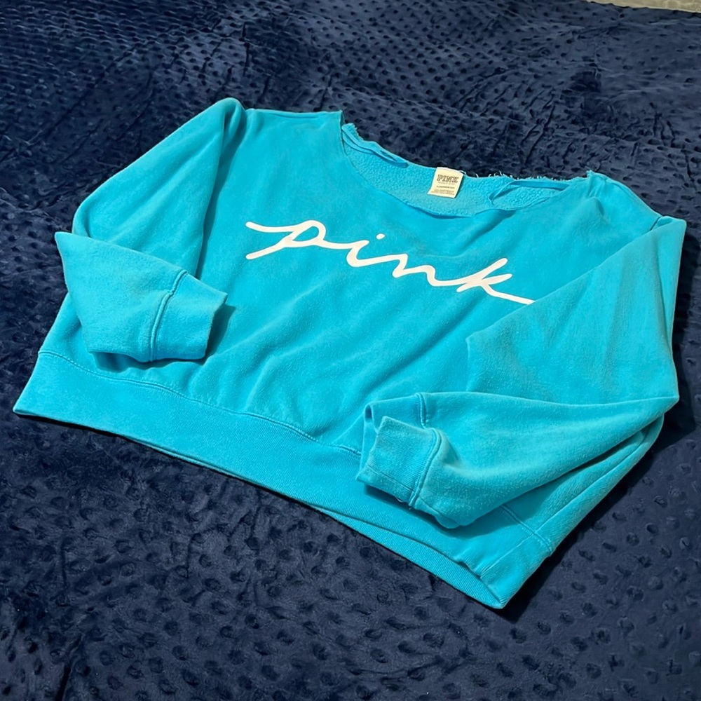 Victorias Secret PINK wide neck sweatshirt XL